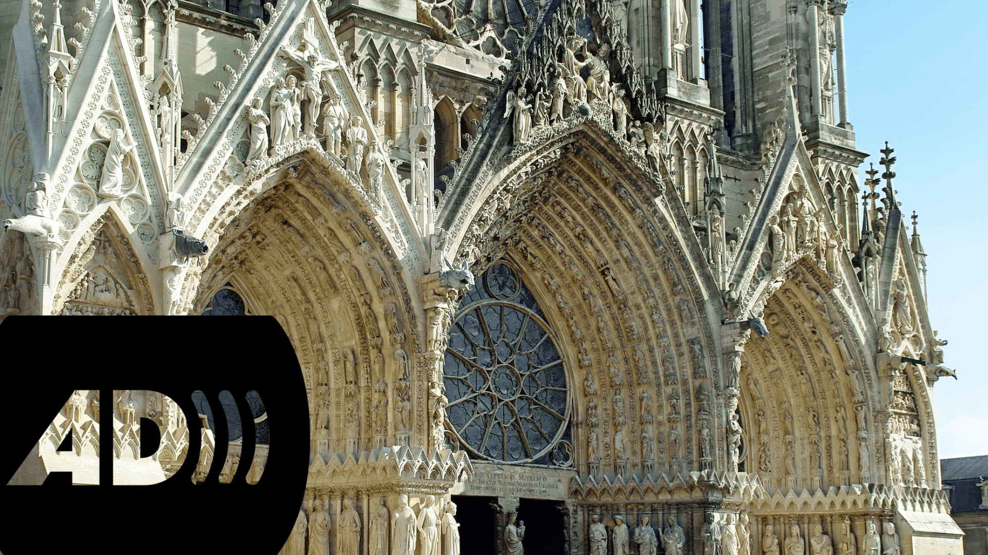 Un projet de visites de la cathédrale de Reims en audiodescription